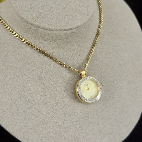 Invicta Mini 22.5mm Angel Women’s Watch Necklace Mother Of Pearl Dial $199 MSRP - Picture 3 of 14